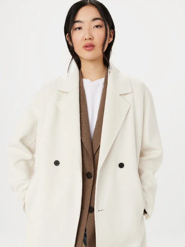 The Margaret Wool Blend Top Coat in Fog