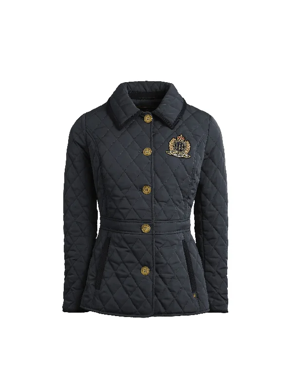 Bella Quilted Jacket - Navy