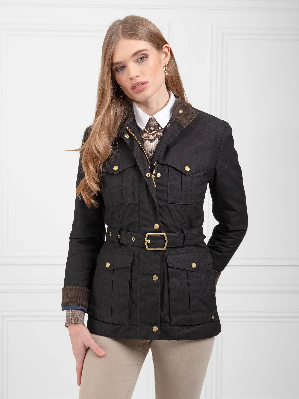 Sadie Wax Safari Jacket - Black