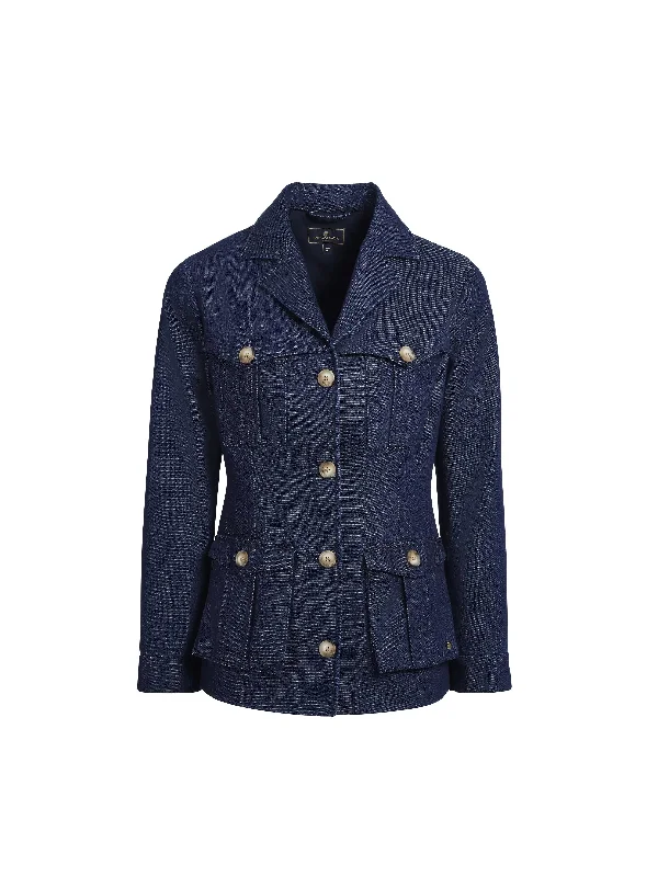 Savannah Safari Jacket - Denim Indigo