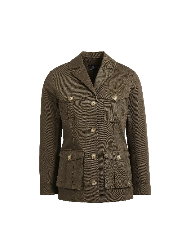 Savannah Safari Jacket - Khaki Cotton Drill