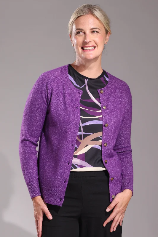 Ultra Soft Knitwear Cardigan | PURPLE | 7264ZZ