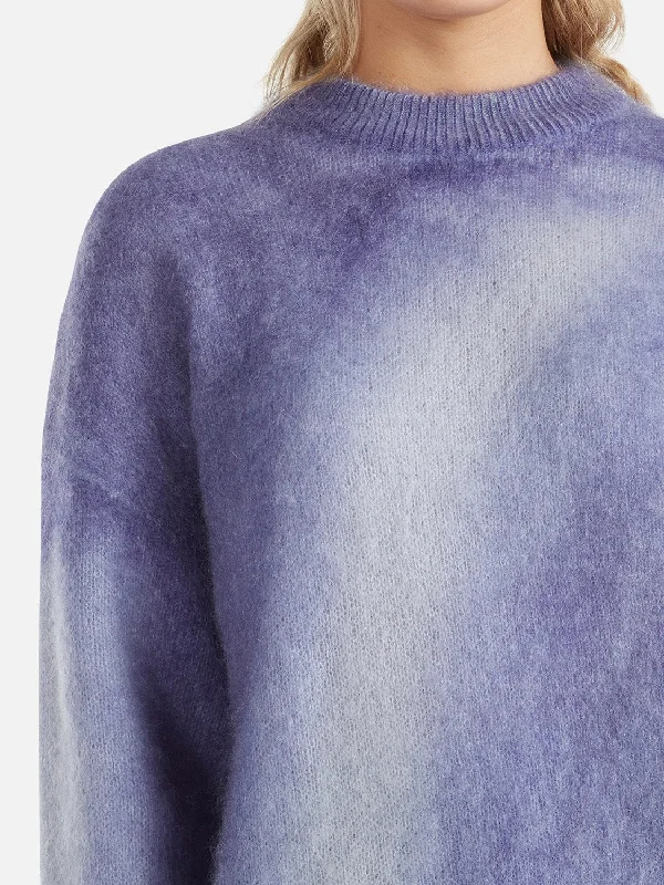 Delilah Knit Pullover - Iris Swirl