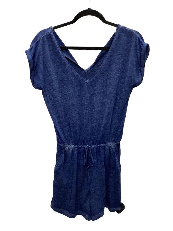 Blue Romper Derek Heart, Size M