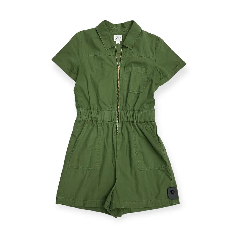 Green Romper J. Crew, Size 2