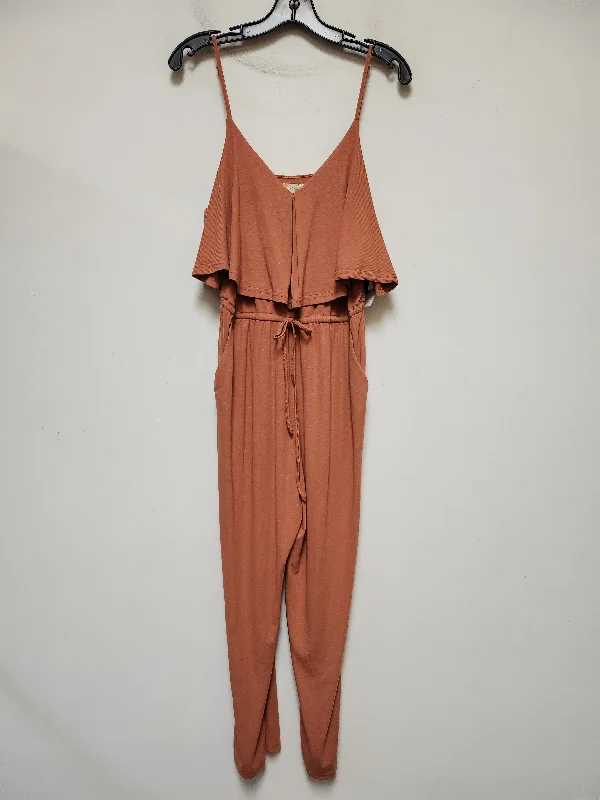 Orange Jumpsuit Hem & Thread, Size M