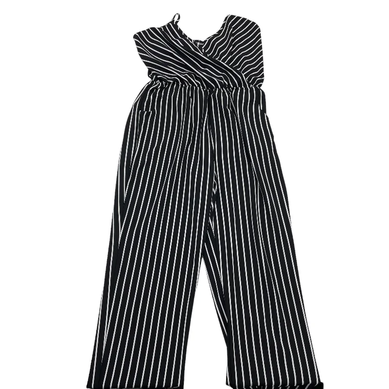 STRIPED PATTERN JUMPSUIT by WINDSOR Size:L