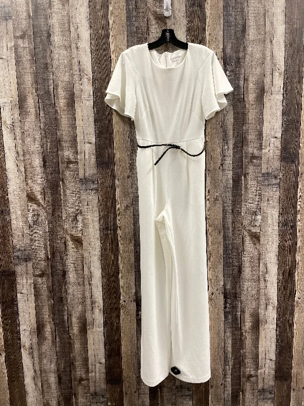 White Jumpsuit Calvin Klein, Size S