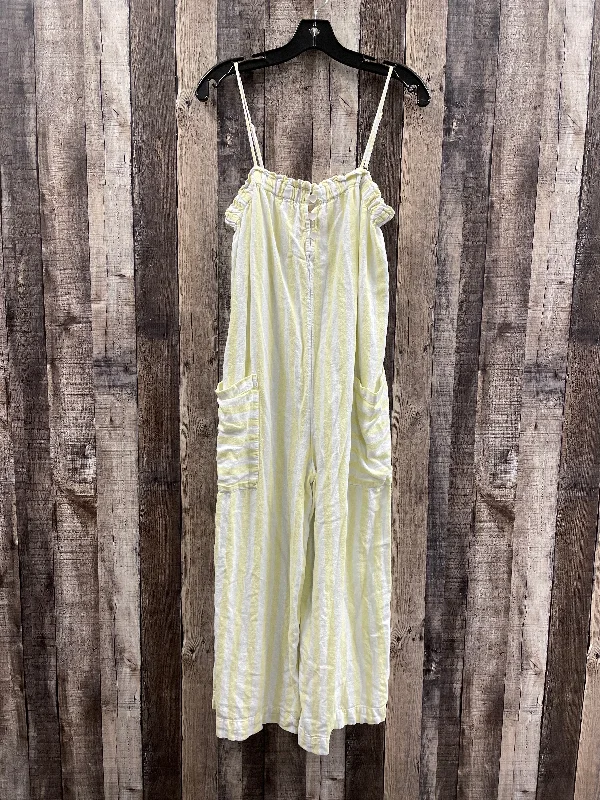 White & Yellow Jumpsuit Cme, Size S