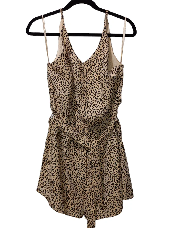 Animal Print Romper She + Sky, Size M