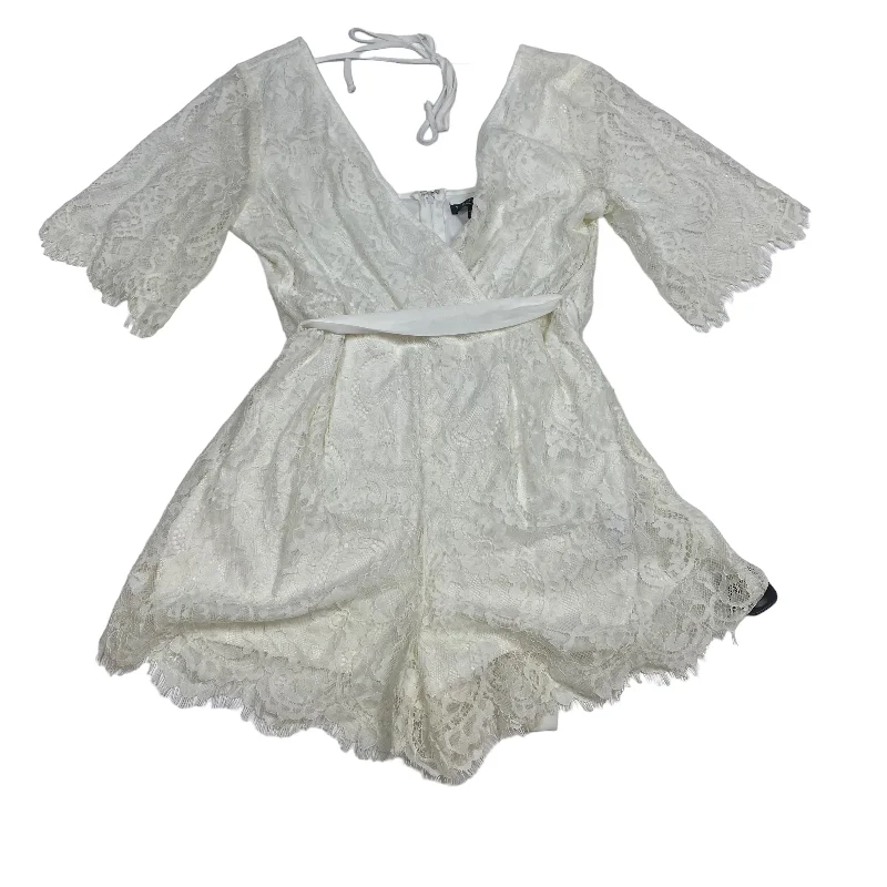 Cream Romper Trixxi, Size Xl