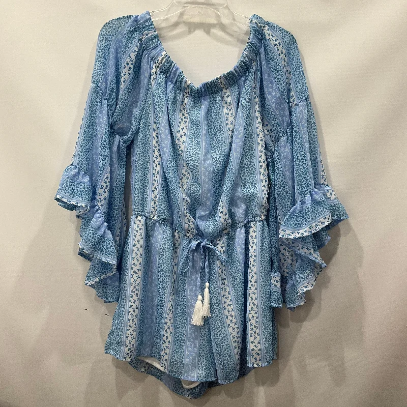 Light Blue Romper Indulge, Size Xl