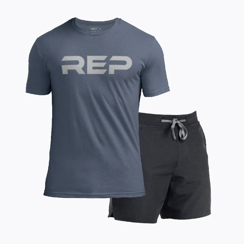 Men's Apparel Bundle - Daily Driver 2.0 Tri-Blend Crew + Pinnacle Shorts