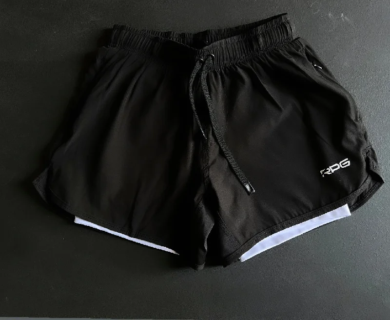 WOMEN'S PERFORMANCE SHORTS- BLACK