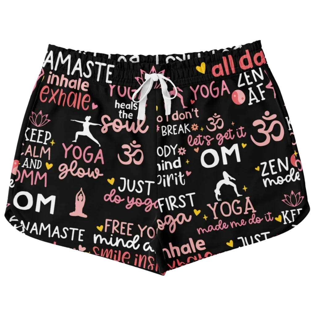 YOGA QUOTES LOOSE SHORTS