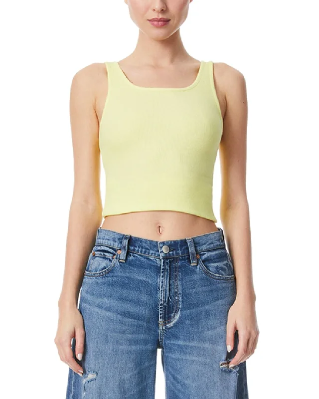 alice + olivia Jemi Rib Tank