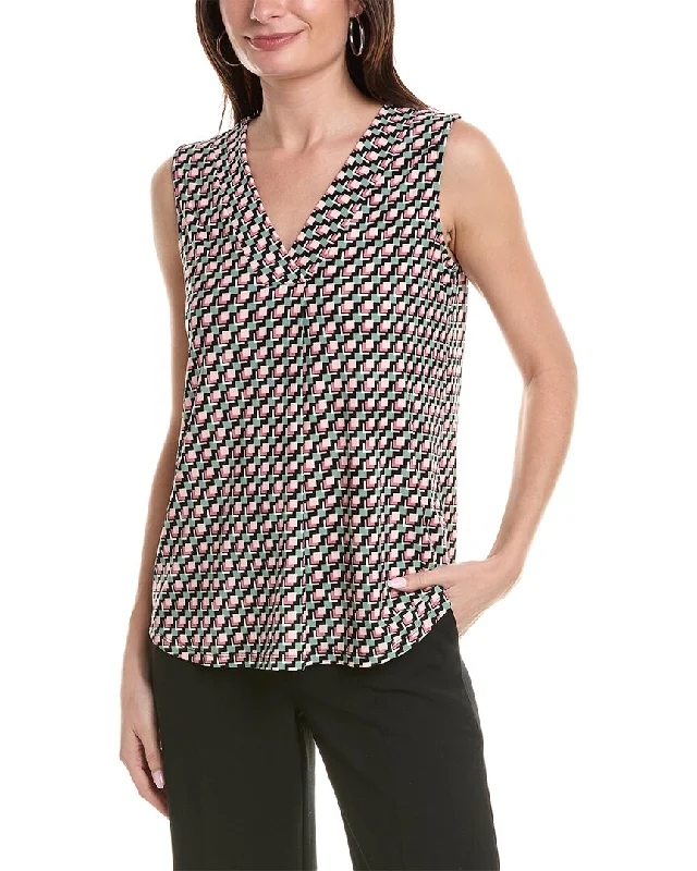 Anne Klein Pleat Front Tank