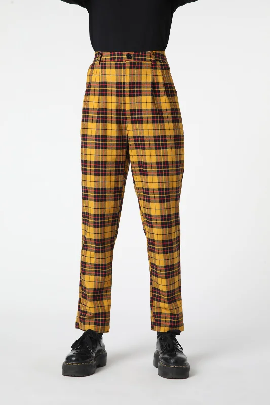 Arcana Tartan Pleated Pant