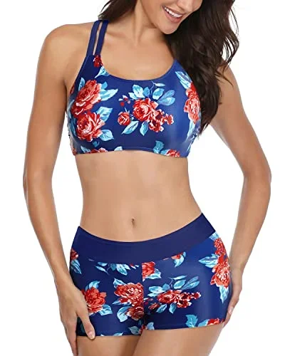 blue floral