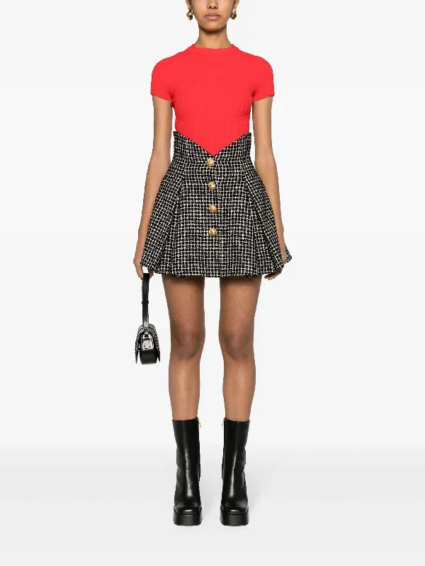 balmain-buttoned-vichy-tweed-tulip-skirt-skirts-600048366blk