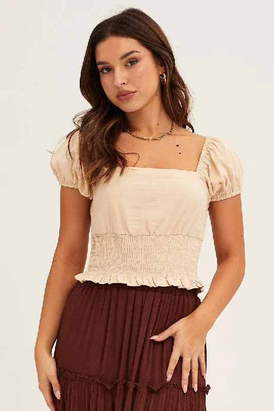 beige-crop-top-puff-sleeve-wc1469-33nb