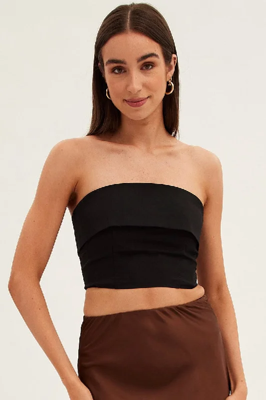 black-bandeau-top-sleeveless-strapless-crop-wc9343x-81w