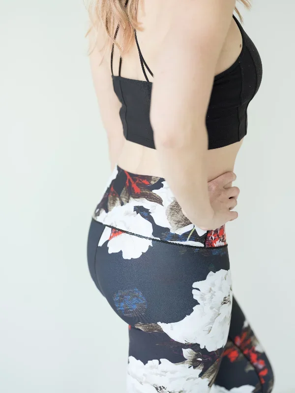 black-floral-yoga-pants