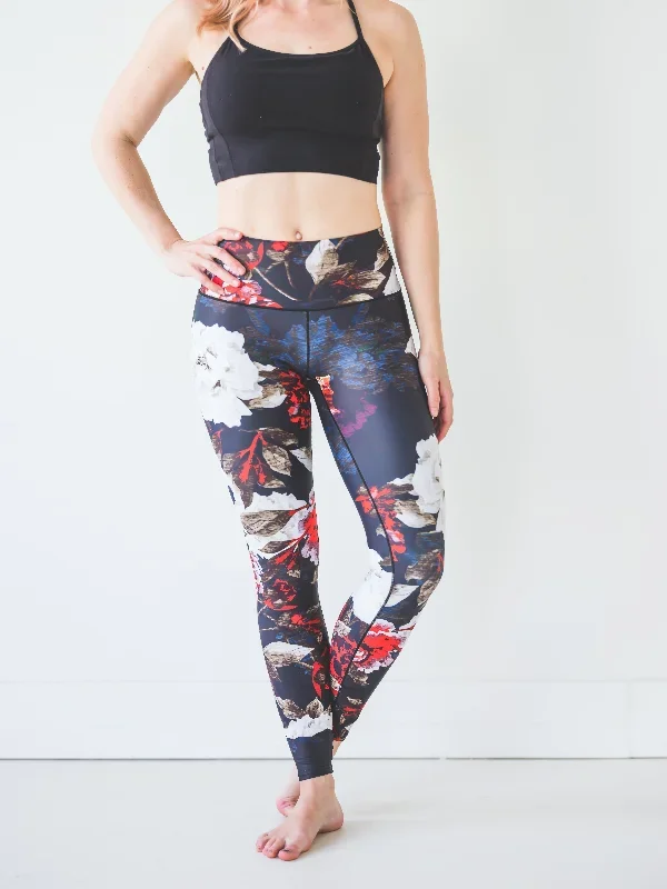 black-floral-yoga-pants