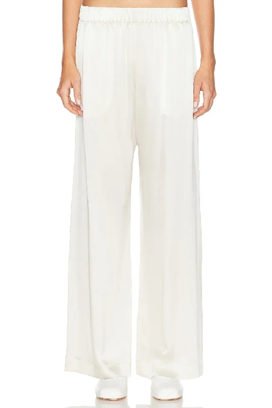 Brynn High Rise Pull On Wide Leg Pant