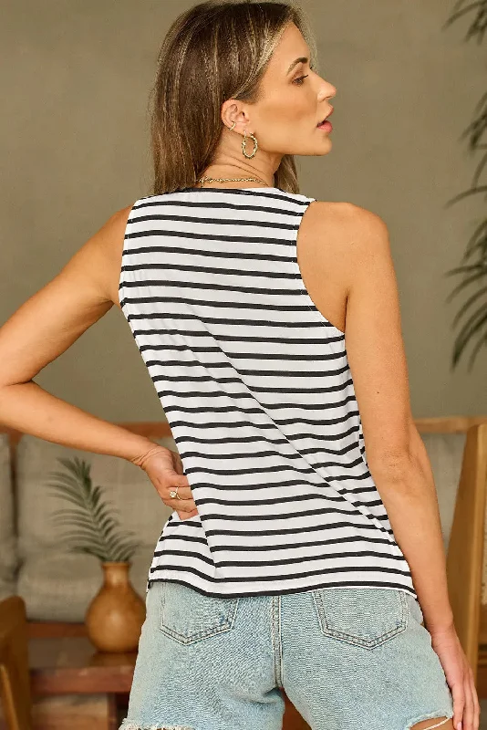 buttoned-striped-wide-strap-tank