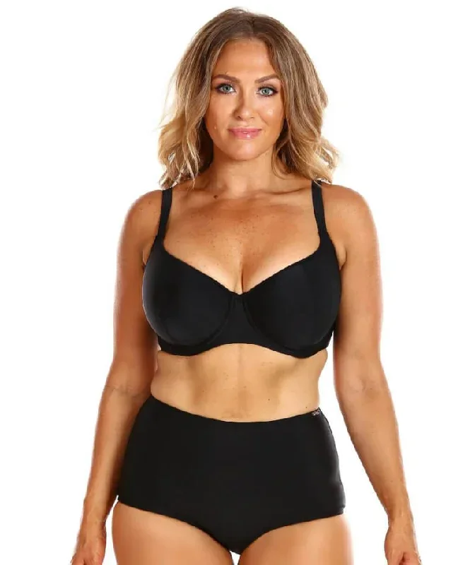 capriosca-plain-underwire-bikini-top-black