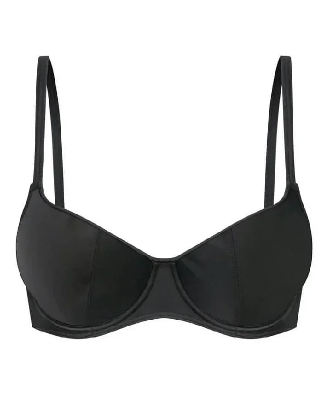 capriosca-plain-underwire-bikini-top-black