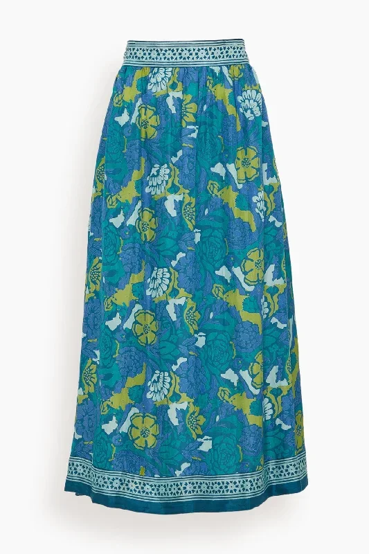 Carmen Skirt in Aliso Indigo