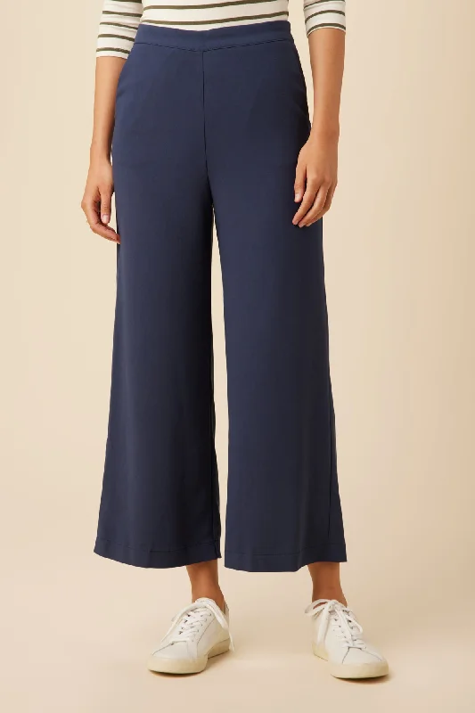 Charlie Wide Leg Pant - Navy