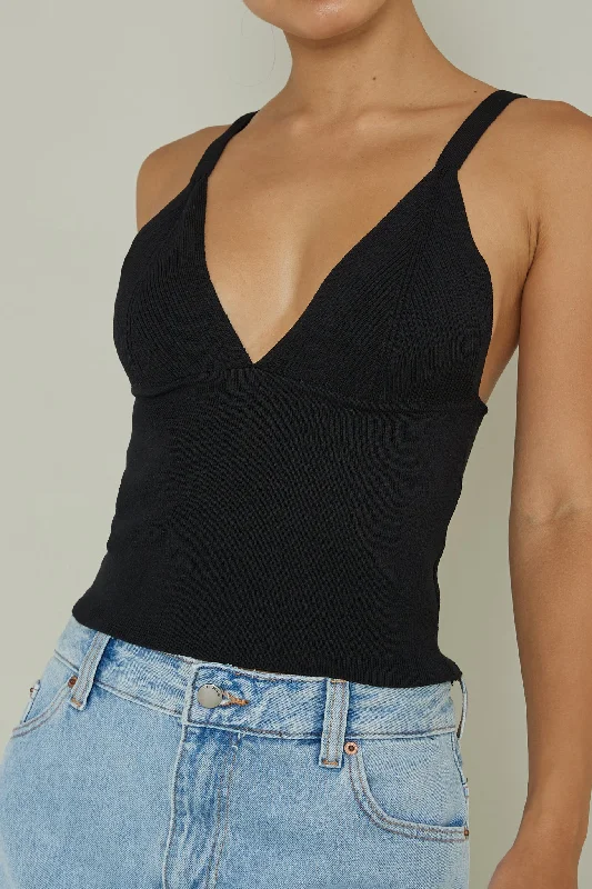 city-v-neck-knit-top-black