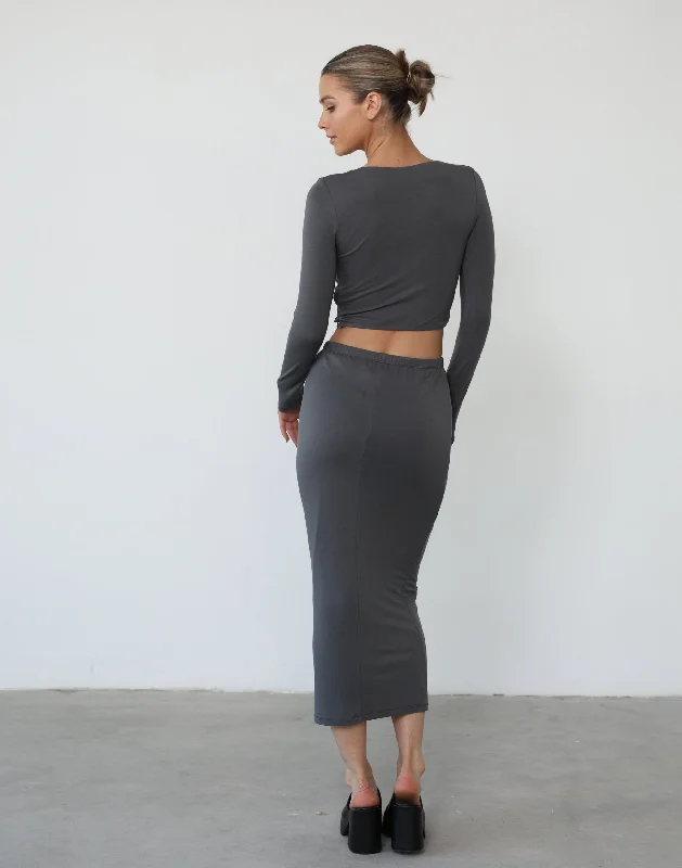 clerisse-long-sleeve-top-charcoal