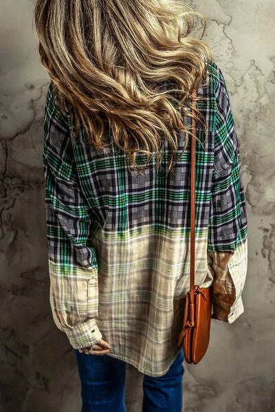 contrast-plaid-button-up-long-sleeve-shacket