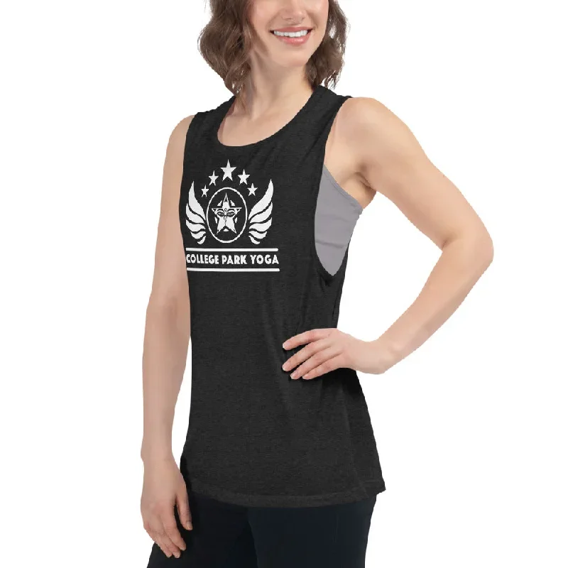 Scooting Stars Ladies’ Muscle Tank