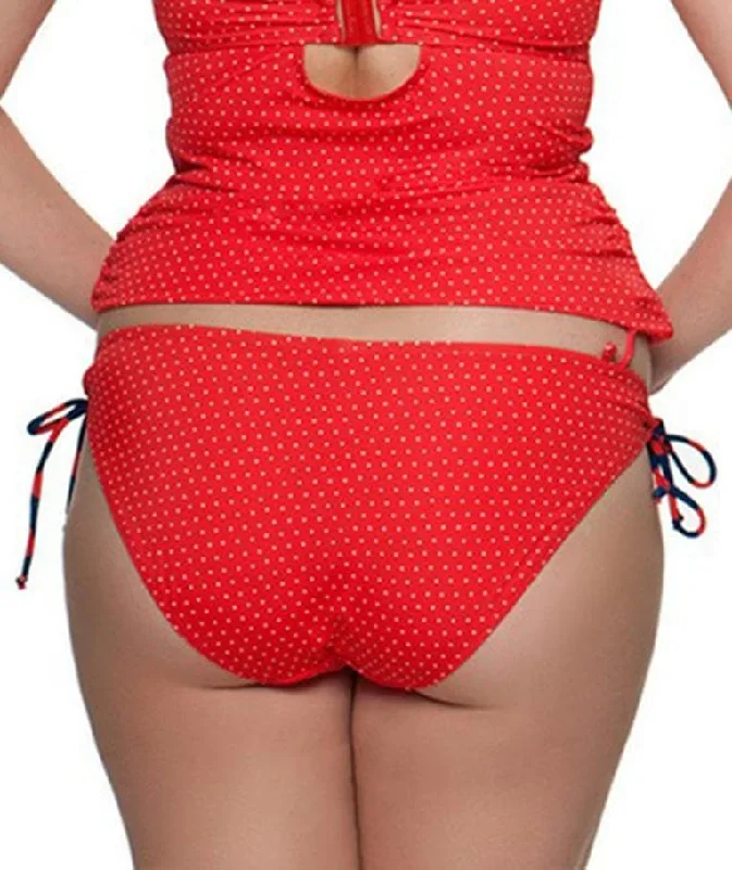 curvy-kate-plain-sailing-ruched-back-brief-flame-spot