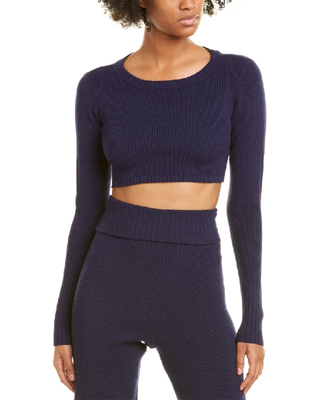 Cynthia Rowley Noah Cropped Top