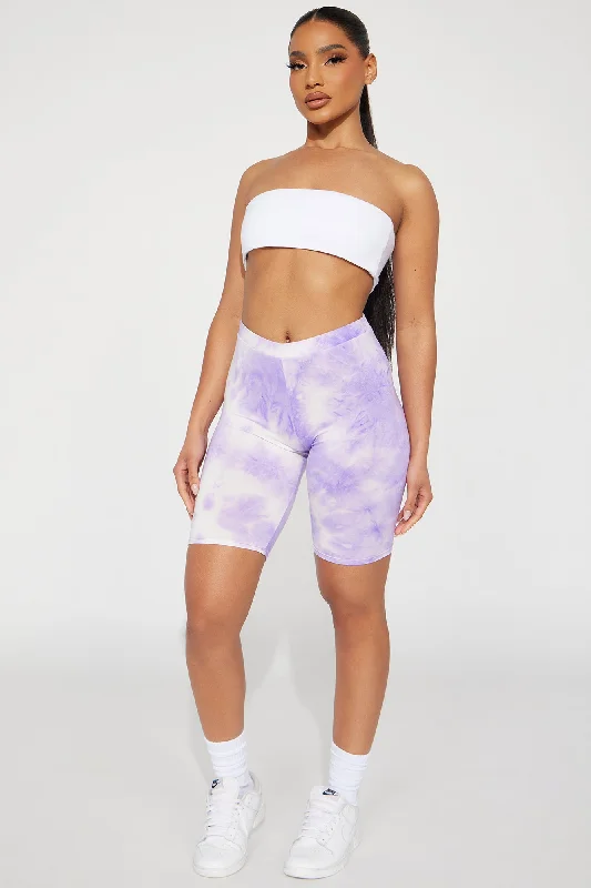 Eternal Love Biker Short - Purple