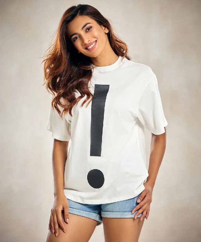 Exclamation Mark Oversized Tshirt