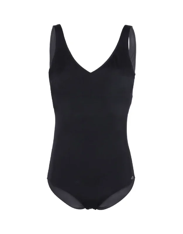 Classic V-Back Swimsuit - Black