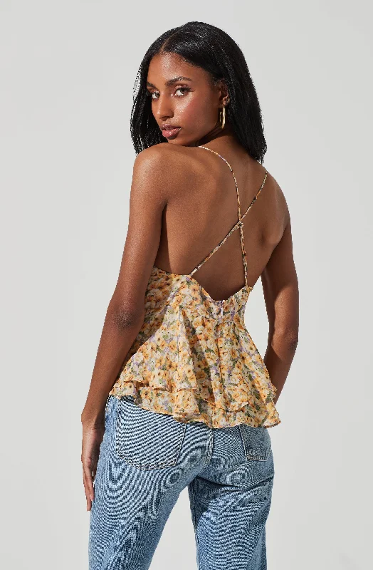 floral-two-tiered-strappy-cami