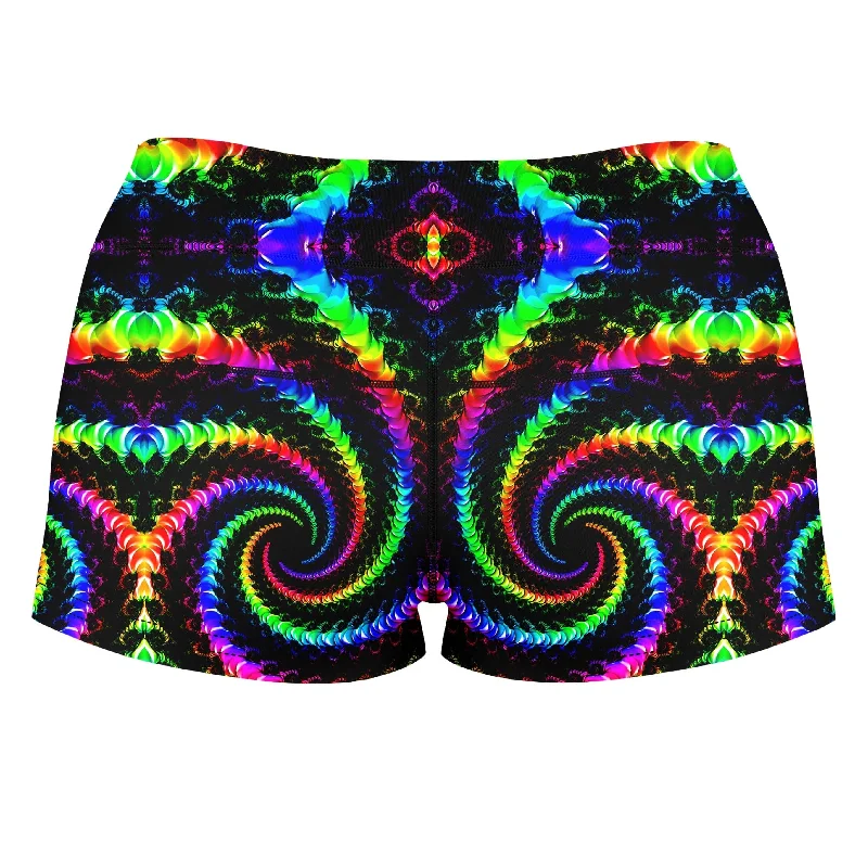 fractaled-vision-high-waisted-womens-shorts