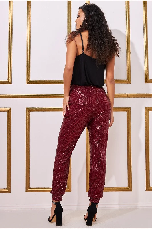 goddiva-sequin-cuffed-ankle-trouser-wine