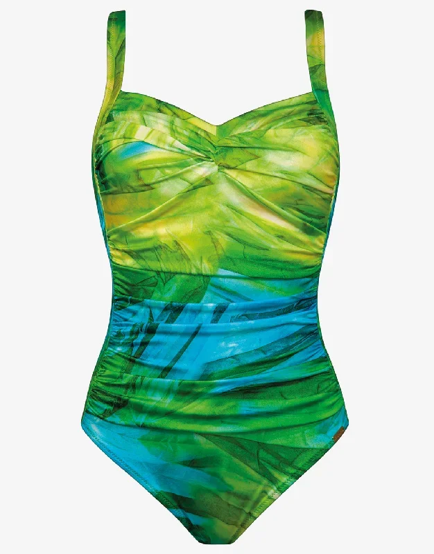 Green Waters Inclusive Fit Swimsuit - Aqua Flow