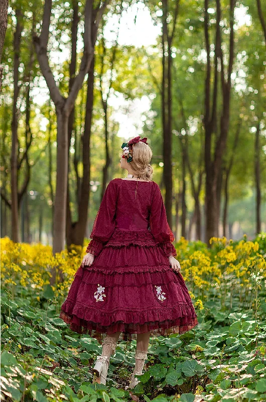 infanta-melaleuca-lily-embroidery-country-lolita-blouse-and-skirt