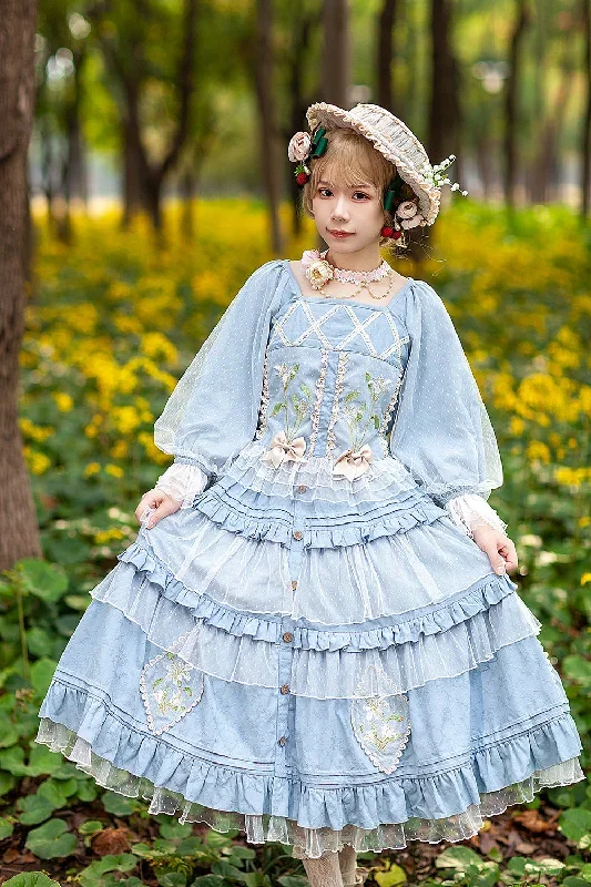 infanta-melaleuca-lily-embroidery-country-lolita-blouse-and-skirt