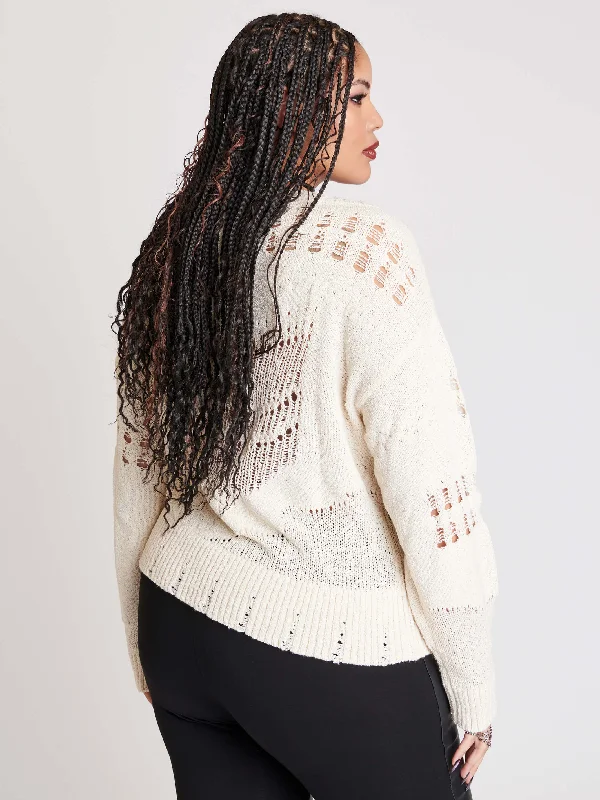 ivory-distressed-sweater-plus-size